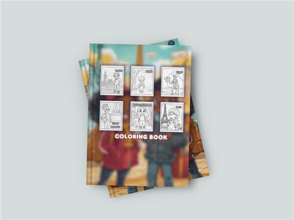 Little Travelers Coloring Book - Image 2